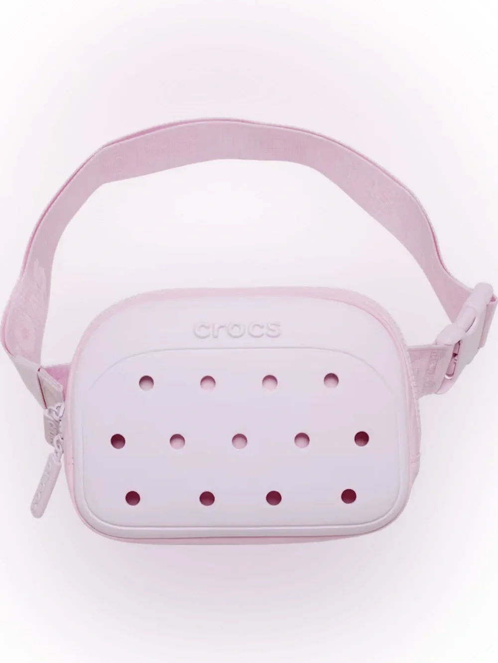 Crocs Classic Belt Bag in Pink Milk